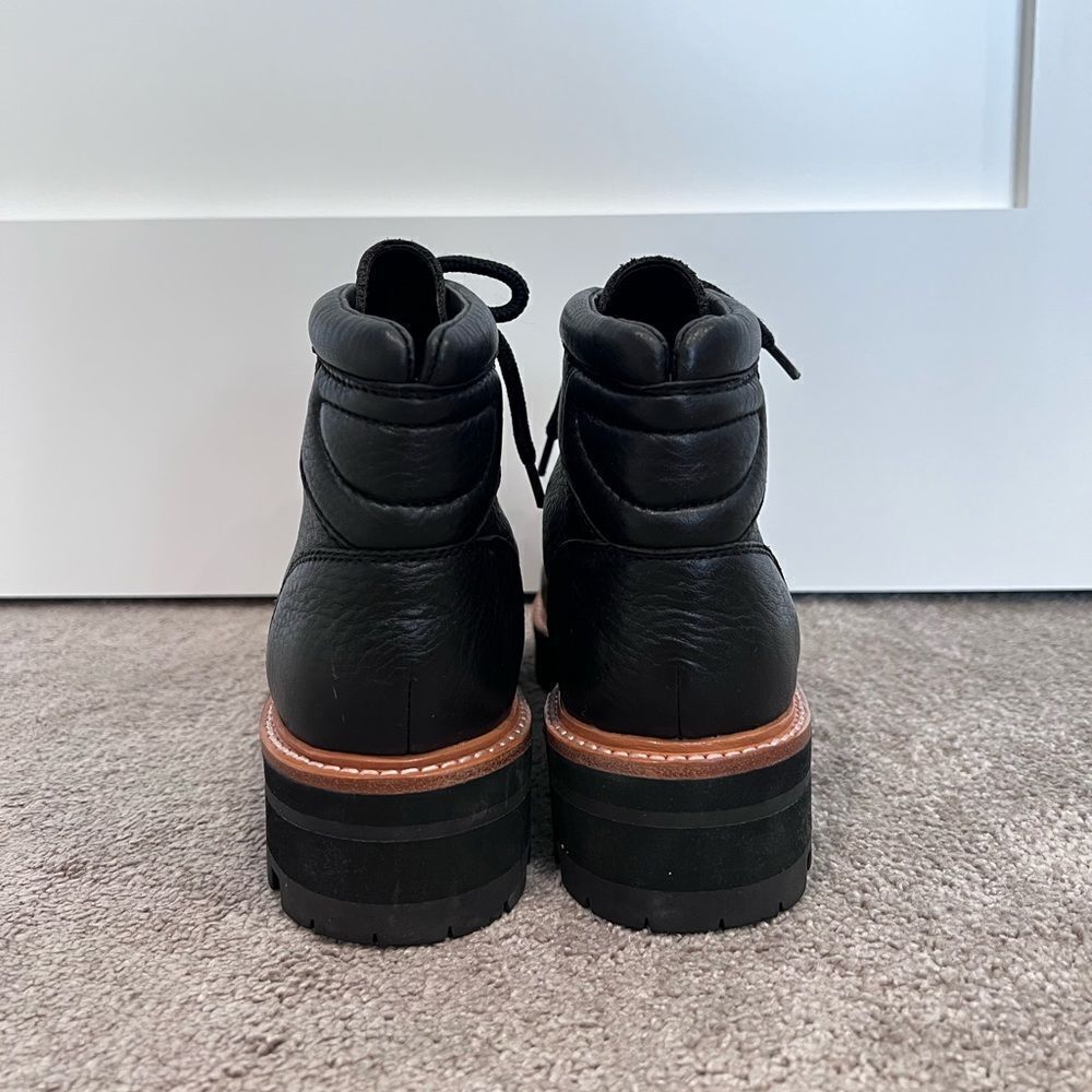 Marc Fisher lace up leather boots - size 6.5 - Picture 7 of 7